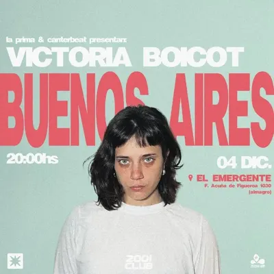 Afiche de La Prima y Canterbeat presentan Victoria Boicot