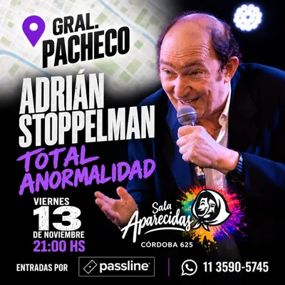 Afiche de Adrián Stoppelman: Total anormalidad