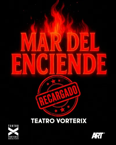 Afiche de Mar del Enciende recargado