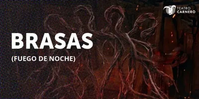 Afiche de Brasas (fuego de noche)
