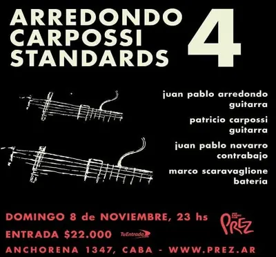 Afiche de Arredondo Carpossi Standards 4