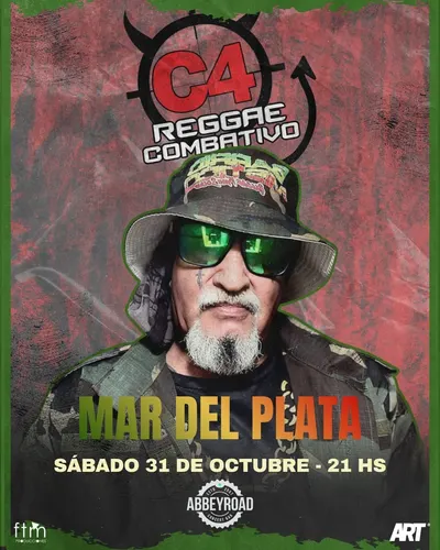 Afiche de C4: Reggae combativo