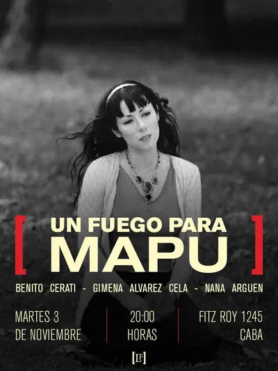Afiche de Un fuego para Mapu
