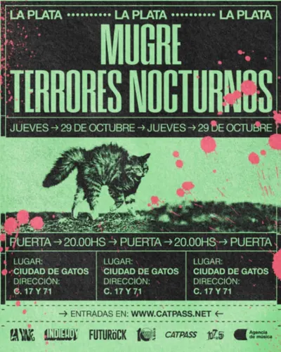 Afiche de Mugre y Terrores Nocturnos