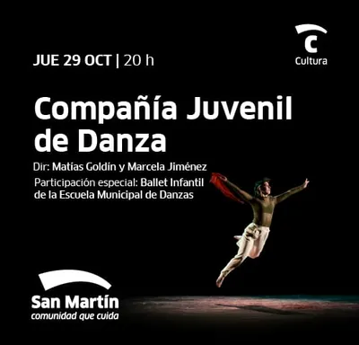 Afiche de Compañía Juvenil de Danza