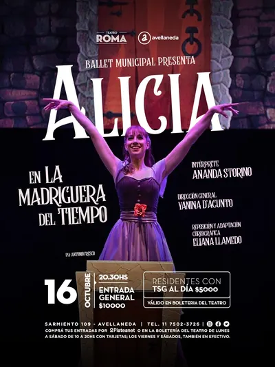 Afiche de Alicia, en la madriguera del tiempo