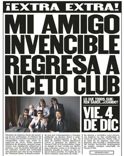 Afiche de Mi Amigo Invencible regresa a Niceto Club