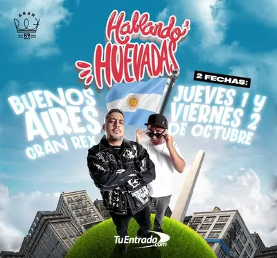 Afiche de Hablando Huevadas