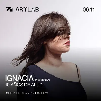 Afiche de Ignacia presenta: 10 años de Alud