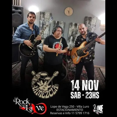 Afiche de La Mezcla en Café Rock La Ve