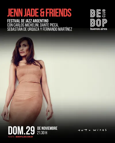 Afiche de Jenn Jade & Friends — Festival de Jazz Argentino