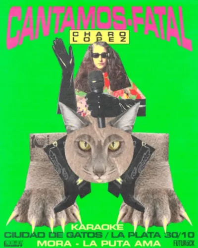 Afiche de Cantamos fatal con Charo López