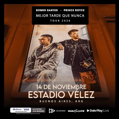 Afiche de Romeo Santos y Prince Royce