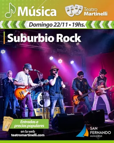 Afiche de Suburbio Rock