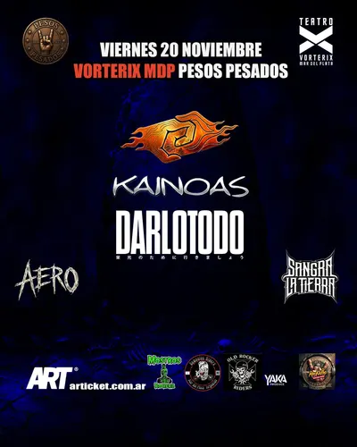 Afiche de Pesos pesados: Kainoas, Darlotodo, Aero y Sangre la Tierra