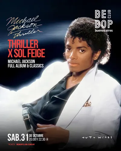 Afiche de Thriller por Sol Feige: Michael Jackson full album & classics