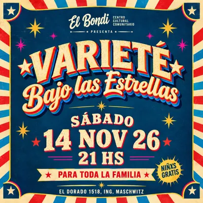 Afiche de Varieté Bajo las Estrellas