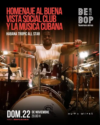 Afiche de Homenaje al Buena Vista Social Club — Habana Tropic All Star