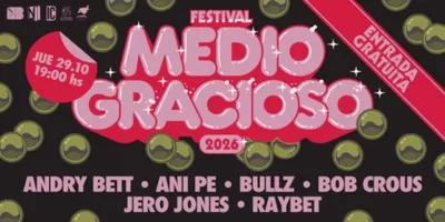 Afiche de Festival Medio Gracioso