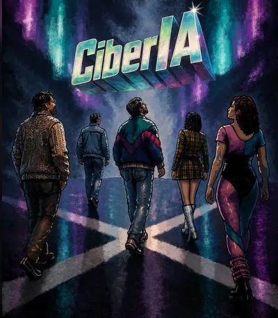 Afiche de CiberIA