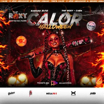 Afiche de Fiesta Calor: Halloween