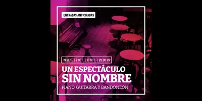 Afiche de Un espectáculo sin nombre
