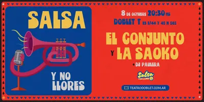 Afiche de Salsa y no llores